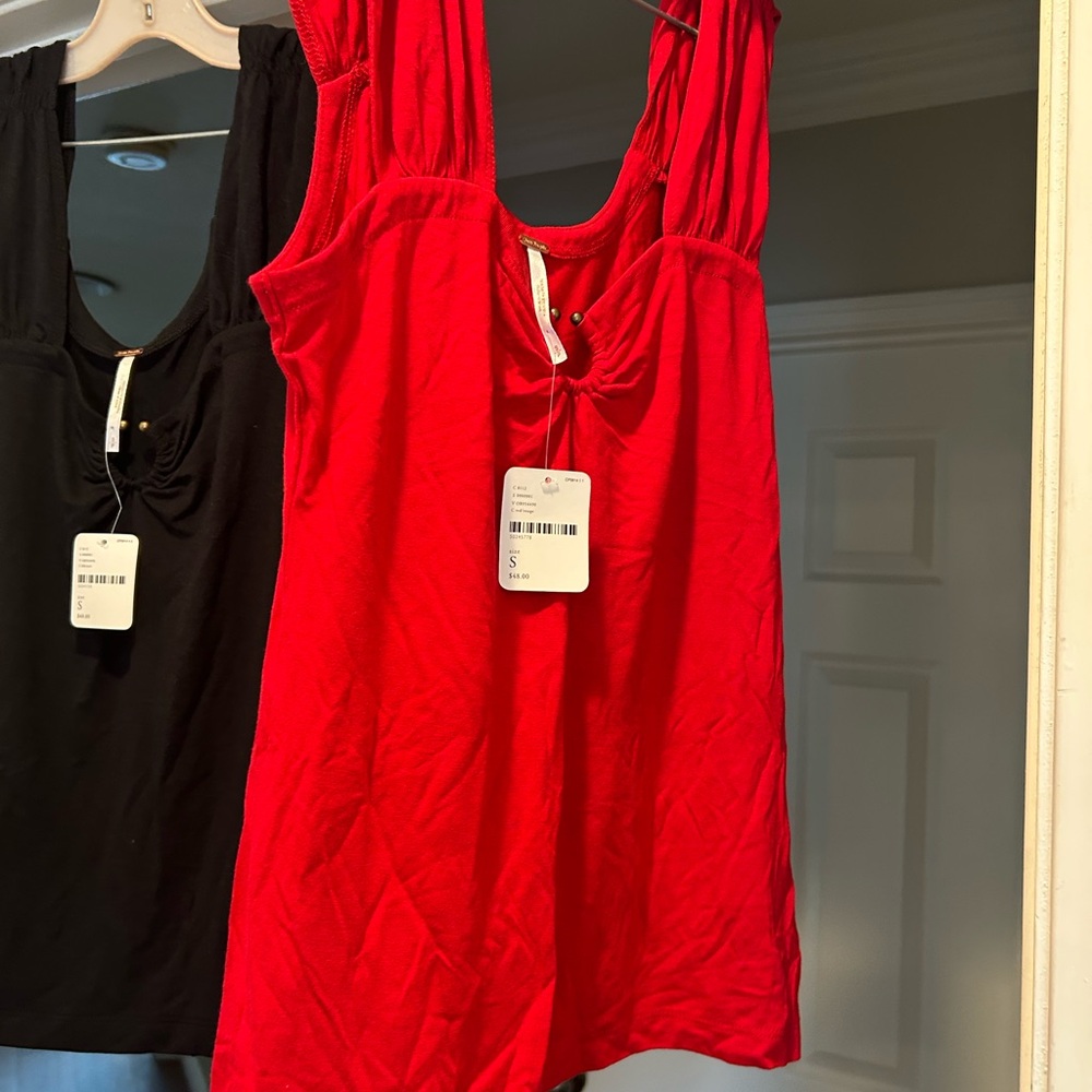 TWO Free people tanks